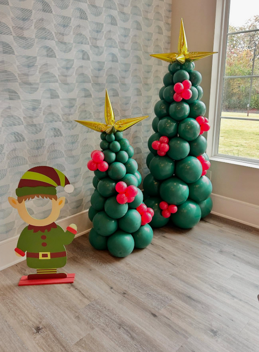Balloon Christmas Trees